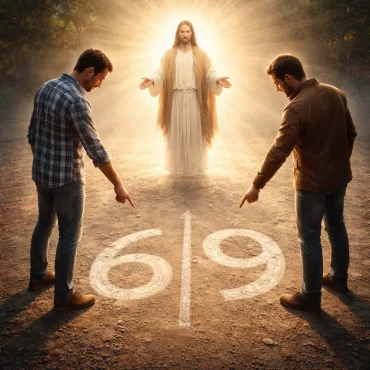 Se desenharmos tanto o numeral 6 quanto o 9 no chão, mas o fizermos desenhando apenas um deles, cada pessoa que o observar pode garantir que trata-se de um ou de outro de acordo com o seu ponto de vista e todos estarão de fato corretos em seus argumentos. Essa cena é muito utilizada para expressar que a verdade tem vários ângulos e facetas, mas há um erro nessa história: o de concluir que não há verdade absoluta...