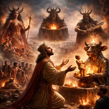 O culto de Salomão aos deuses pagãos