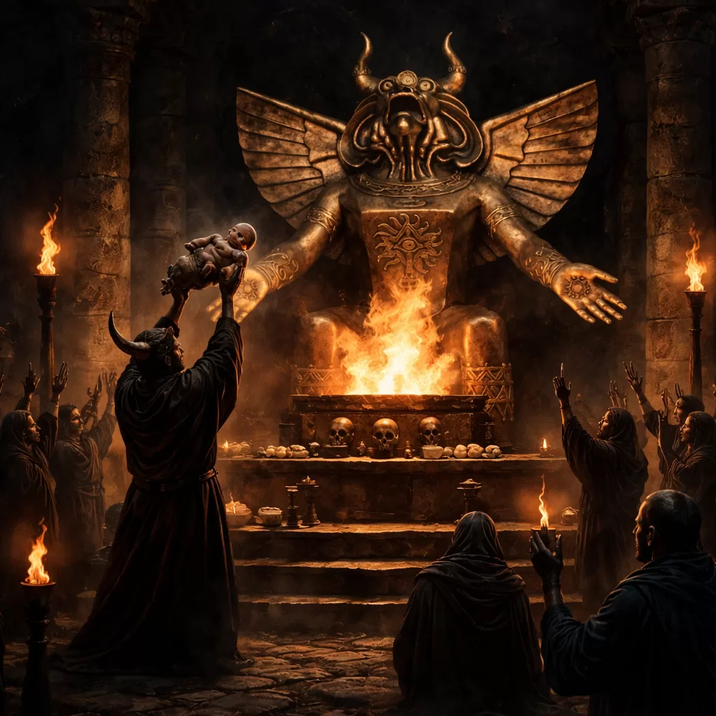 Ritual de sacrifício a Moloch